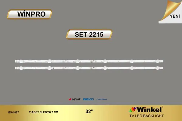 Arçelik  inç TV LED bar takımı Winpro SET 2215