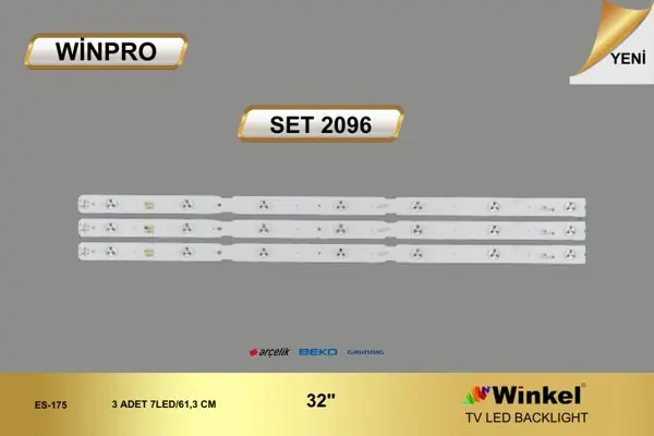 Arçelik 32 inç TV LED bar takımı Winpro SET 2096
