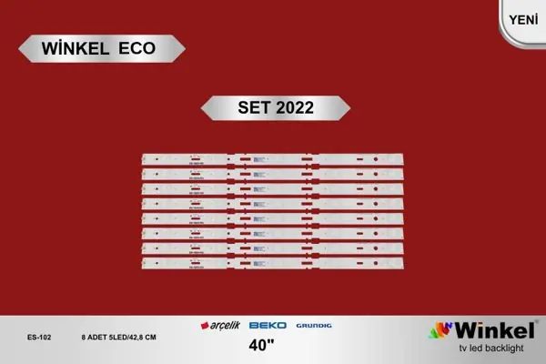 Arçelik 40 inç TV LED bar takımı Winkel Eco SET 2022