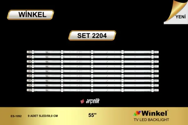 Arçelik  inç TV LED bar takımı Winkel SET 2204