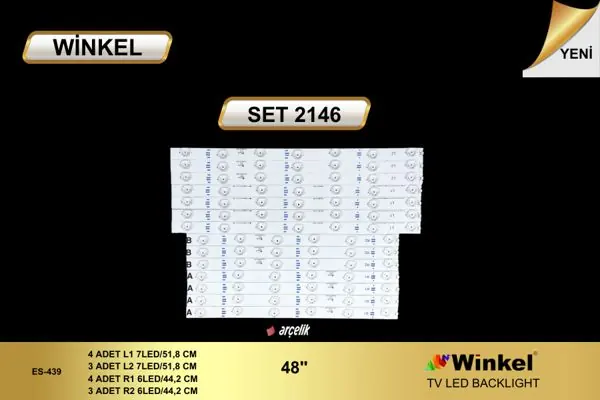 Arçelik 48 inç TV LED bar takımı Winkel SET 2146