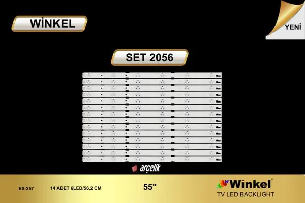 Arçelik 55 inç TV LED bar takımı Winkel SET 2056