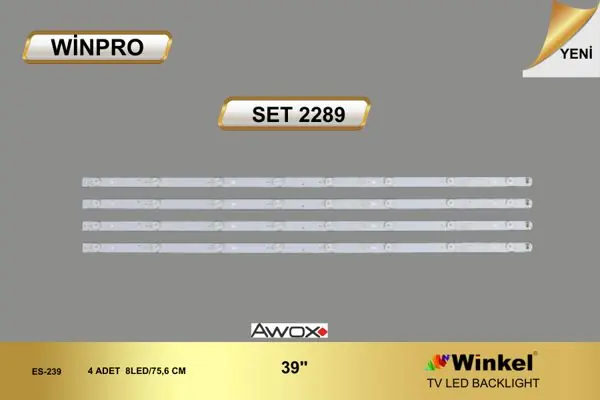Awox 39 inç TV LED bar takımı Winpro SET 2289