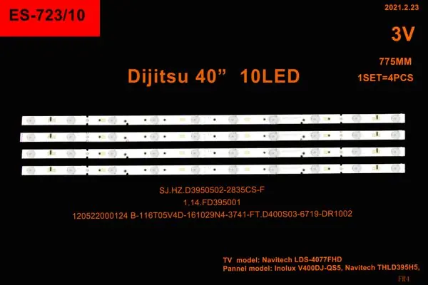 Dijitsu 40 inç TV LED bar takımı Winkel SET 2394