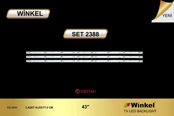 Dijitsu 43 inç TV LED bar takımı Winkel SET 2388