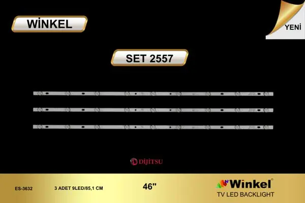 Dijitsu 46 inç TV LED bar takımı Winkel SET 2557