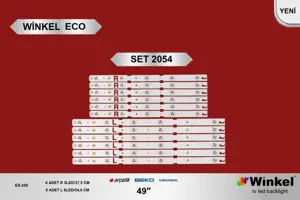 Arçelik 49 inç TV LED bar Winkel Eco SET 2054