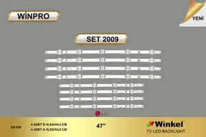 LG 47 inç TV LED bar Winpro SET 2009