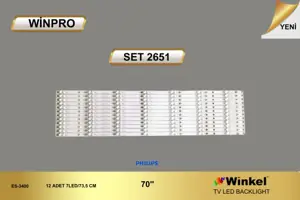 Philips 70 inç TV LED bar Winpro SET 2651