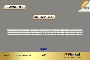 Profilo 43 inç TV LED bar Winpro SET 2301-2477