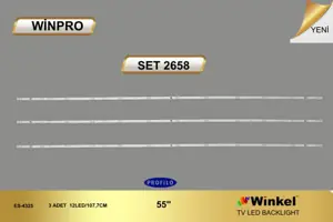Profilo 55 inç TV LED bar Winpro SET 2658