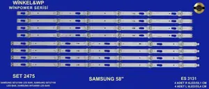Samsung 58 inç TV LED bar Winkel&WP 2475