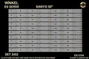 Sanyo 50 inç TV LED bar Winkel SET 2452