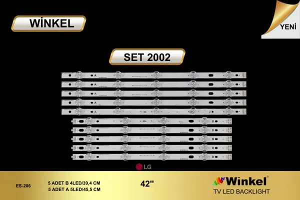 LG inç TV LED bar takımı Winkel SET 2002