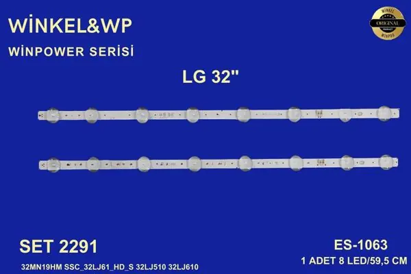 LG 32 inç TV LED bar takımı Winkel&WP 2291