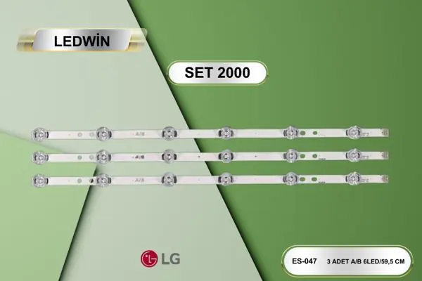 LG 32 inç TV LED bar takımı Ledwin SET 2000