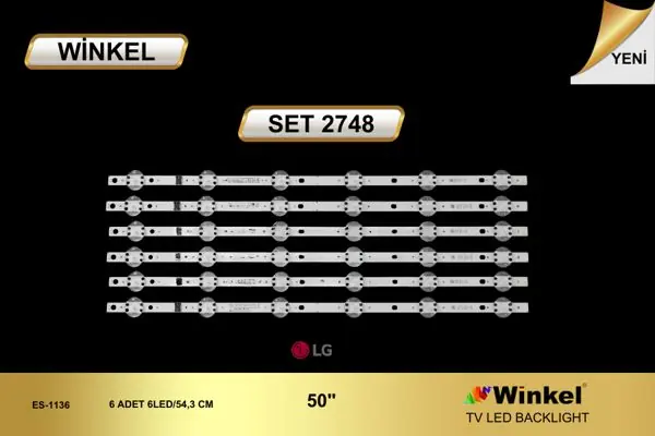 LG 50 inç TV LED bar takımı Winkel SET 2748
