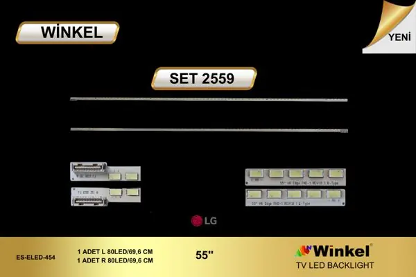 LG 55 inç TV LED bar takımı Winkel SET 2559