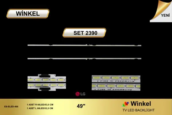 LG  inç TV LED bar takımı Winkel SET 2390