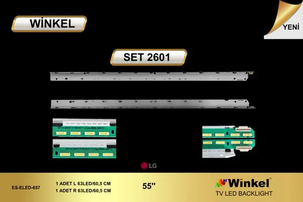 LG  inç TV LED bar takımı Winkel SET 2601