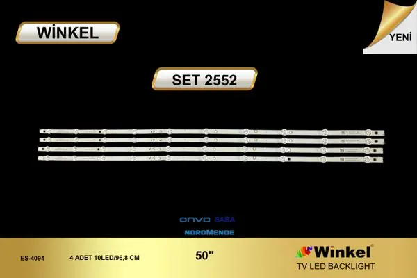 Onvo 50 inç TV LED bar takımı Winkel SET 2552