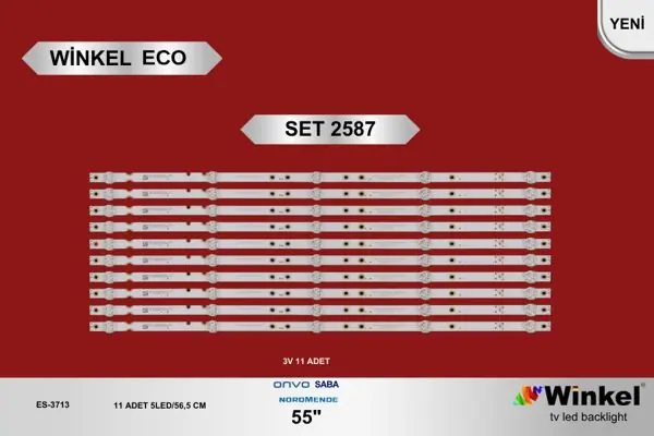 Onvo 55 inç TV LED bar takımı Winkel Eco SET 2587