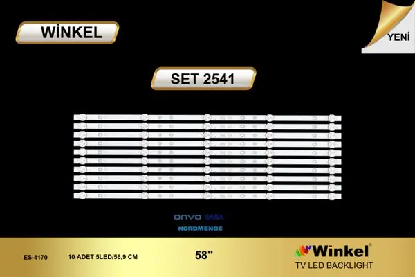 Onvo 58 inç TV LED bar takımı Winkel SET 2541