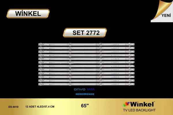 Onvo 65 inç TV LED bar takımı Winkel SET 2772