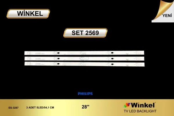 Philips 28 inç TV LED bar takımı Winkel SET 2569