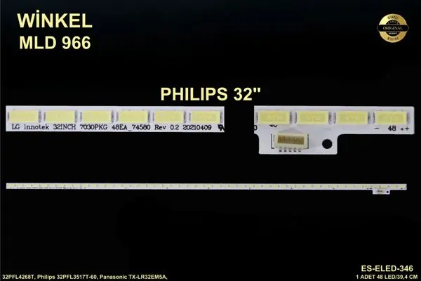 Philips 32 inç TV LED bar takımı Winkel MLD 966
