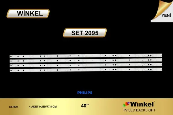Philips 40 inç TV LED bar takımı Winkel SET 2095