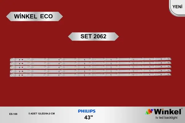 Philips 43 inç TV LED bar takımı Winkel Eco SET 2062