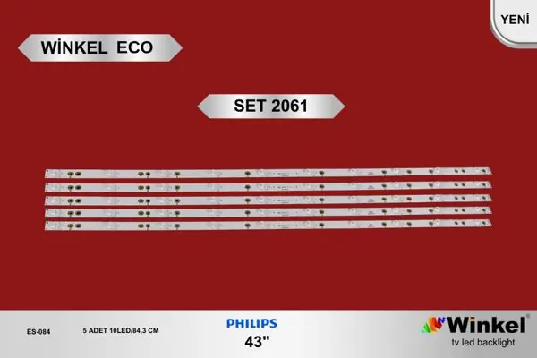 Philips 43 inç TV LED bar takımı Winkel Eco SET 2061