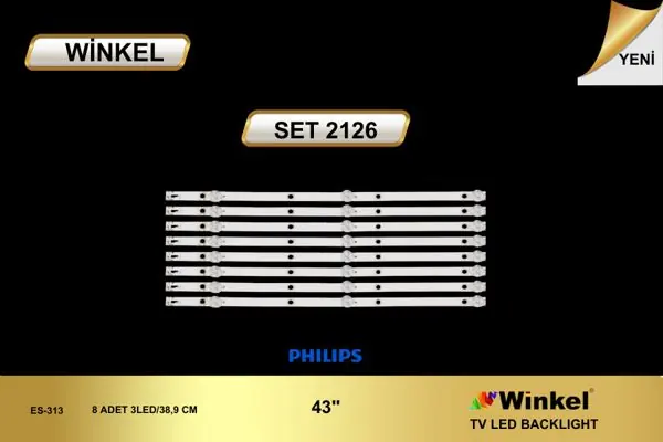 Philips 43 inç TV LED bar takımı Winkel SET 2126