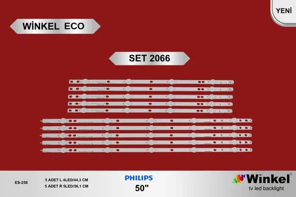 Philips 50 inç TV LED bar takımı Winkel Eco SET 2066