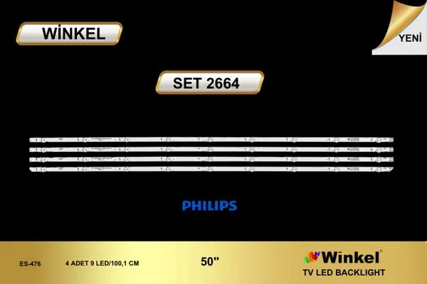 Philips 50 inç TV LED bar takımı Winkel SET 2664
