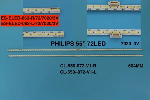 Philips 55 inç TV LED bar takımı Winkel SET 2119
