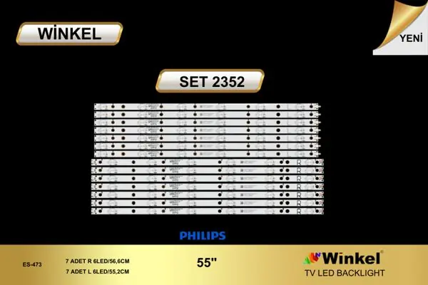 Philips 55 inç TV LED bar takımı Winkel SET 2352