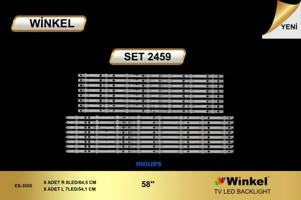 Philips 58 inç TV LED bar takımı Winkel SET 2459