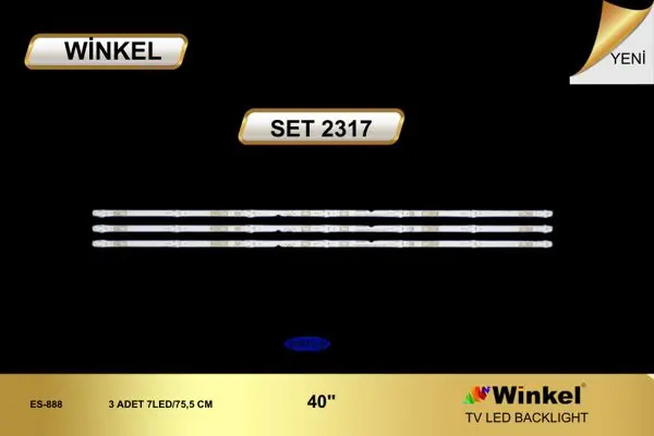 Profilo 40 inç TV LED bar takımı Winkel SET 2317