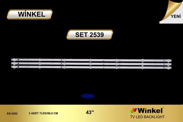 Profilo 43 inç TV LED bar takımı Winkel SET 2539