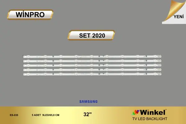 Samsung 32 inç TV LED bar takımı Winpro SET 2020