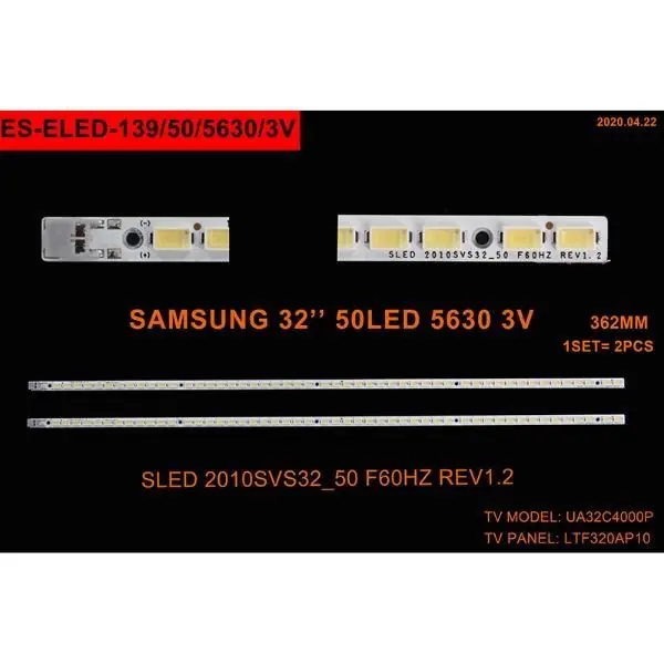 Samsung 32 inç TV LED bar takımı Winkel SET 2181