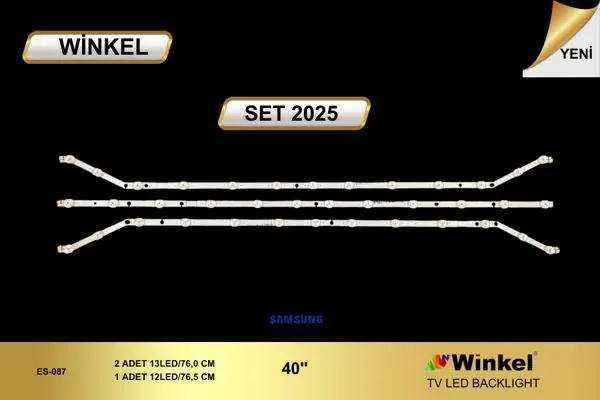 Samsung 40 inç TV LED bar takımı Winkel SET 2025