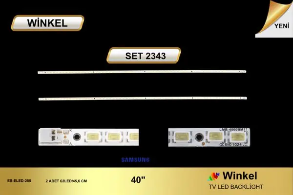 Samsung 40 inç TV LED bar takımı Winkel SET 2343