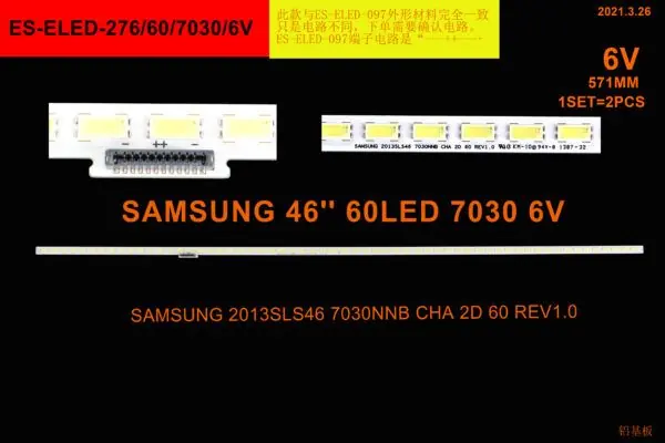 Samsung 46 inç TV LED bar takımı Winkel SET 2344