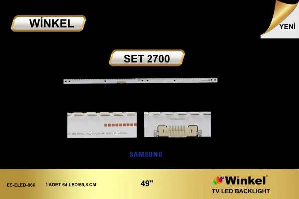 Samsung 49 inç TV LED bar takımı Winkel SET 2700