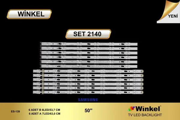 Samsung 50 inç TV LED bar takımı Winkel SET 2140