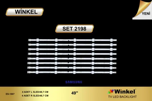Samsung 50 inç TV LED bar takımı Winkel SET 2198