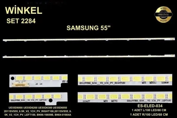 Samsung 55 inç TV LED bar takımı Winkel SET 2284